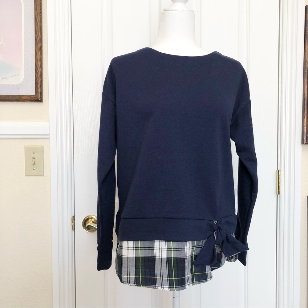 IZOD  Tie front 2 Fer Sweatshirt
